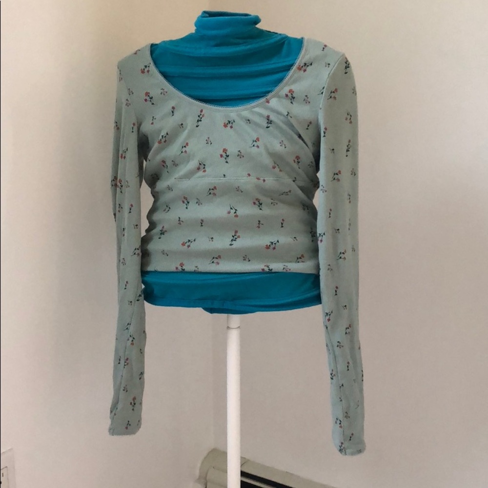 Me to We (Pacsun) Green Long Sleeve Top
